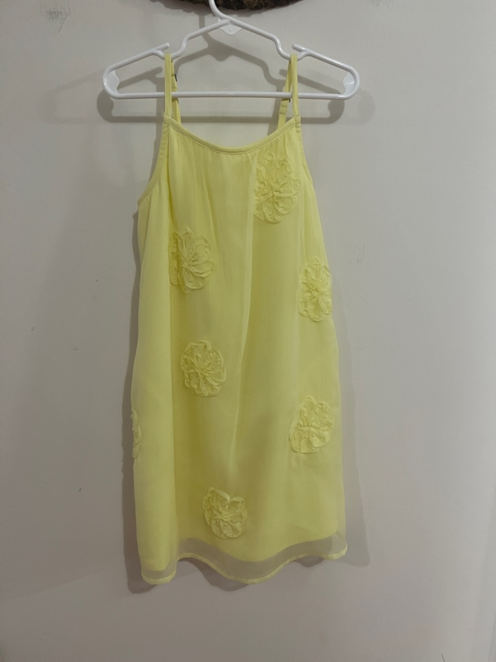 abercrombie kids Pale Yellow Spaghetti Strap Dress